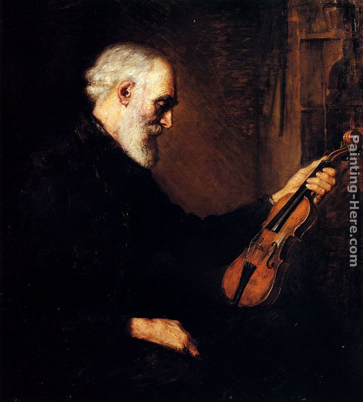The Violinist painting - Stanhope Alexander Forbes The Violinist art painting